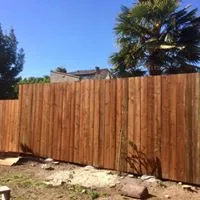 Clôture en voliges, couvres joints à venir - Bordeaux #Gironde
